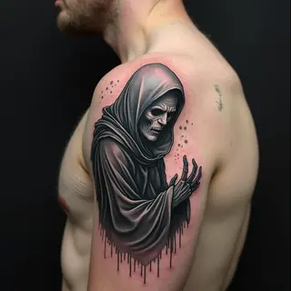 Ethereal Visions: Ghost Tattoo Ideas for Men