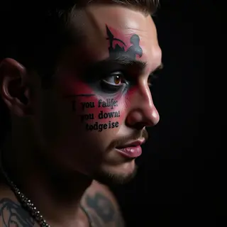 Powerful Gothic Mom Quote Tattoos for Sons - Face Designs