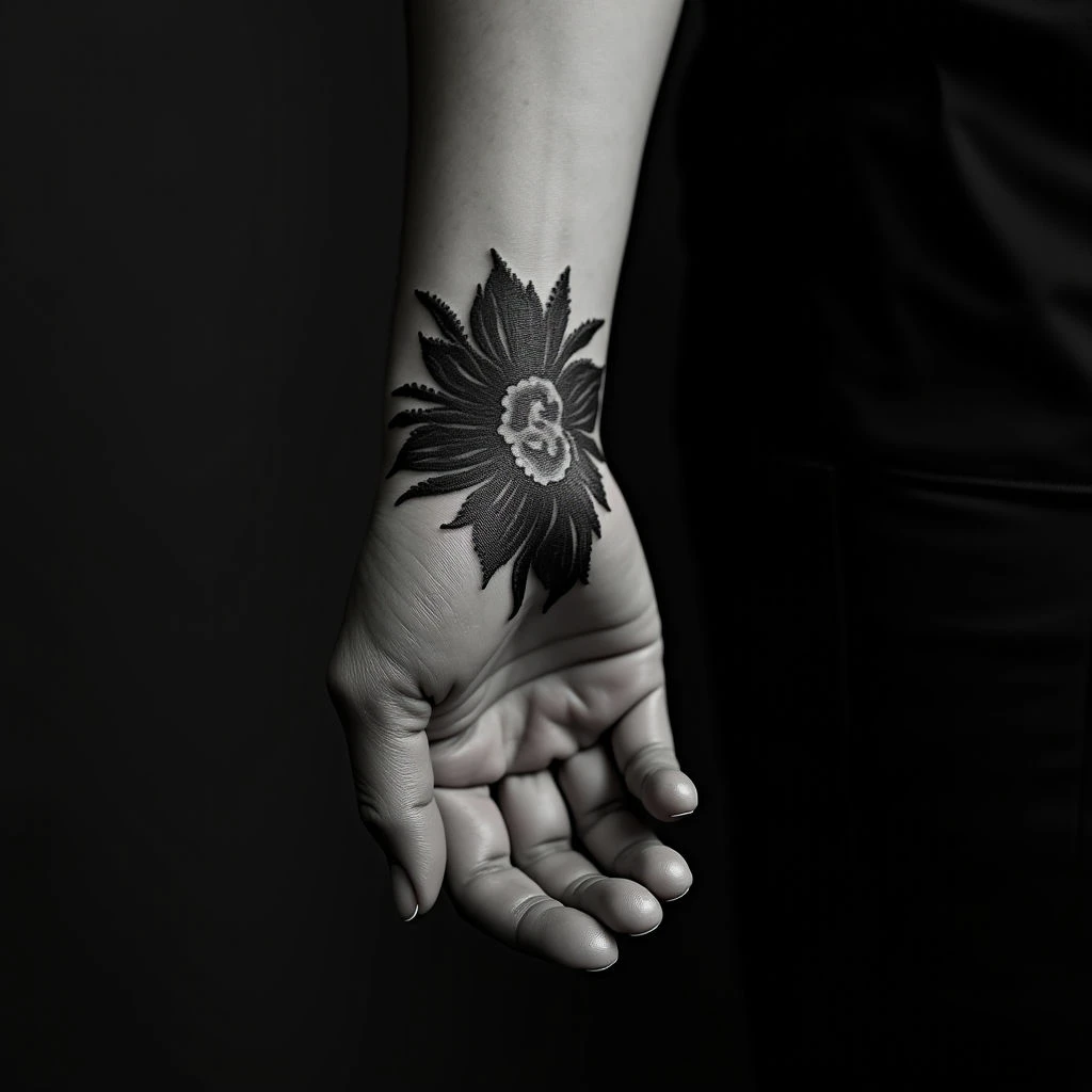 Gothic Wrist Cover-Up Tattoos for Women
