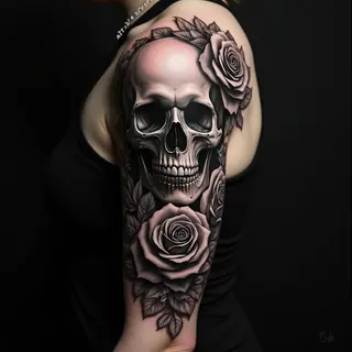 Half Sleeve Skull Designs: A Darkly Beautiful Guide