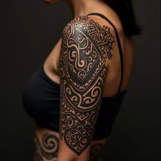 Half Sleeve Tattoo Ideas for Women: A Tribal Guide to Strength & Heritage