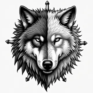 Unveiling the Meaning Behind Half Wolf Tattoos: Symbolism, History, & Inspiration