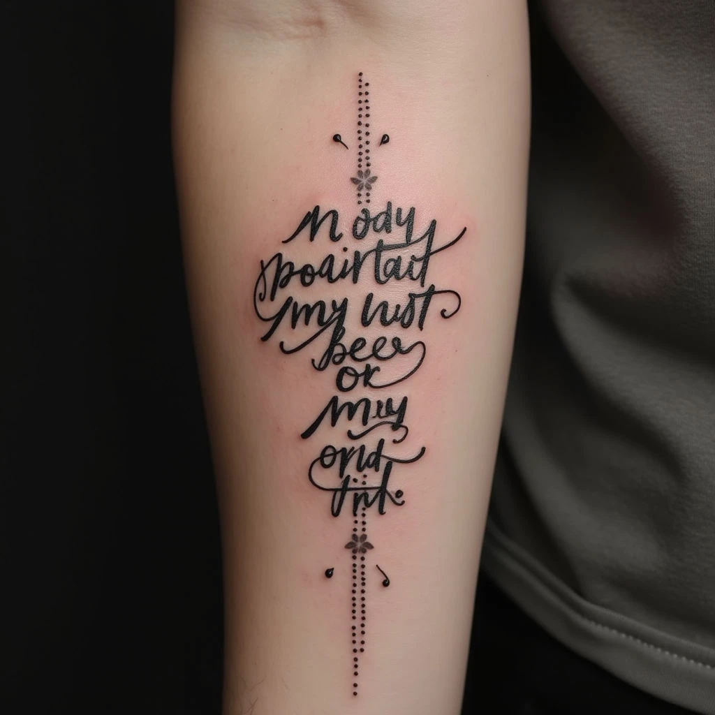 Handwriting Tattoo Ideas for Men: A Guide to Personalized Ink