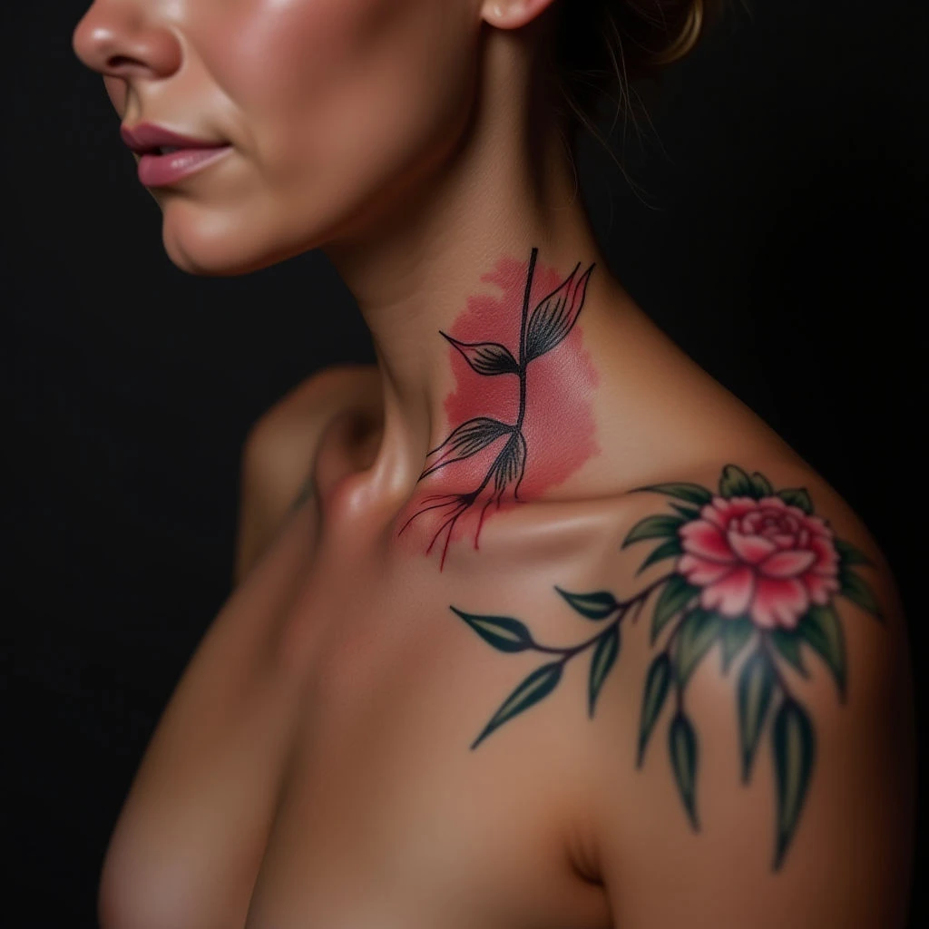 Face Tattoos for Girls: Safety, Style & Stunning Pink Fine Line Designs
