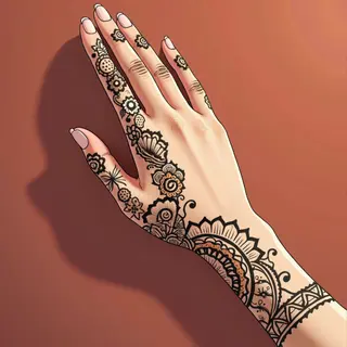 Decoding the Meaning of Your Henna Hand Tattoo: A Guide to Symbols & Significance