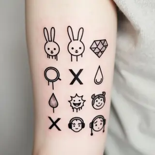 Flash Tattoo Collection: Hip Hop & Trippy Vibes