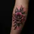 Simple Tribal Flower Tattoos for Ladies: Arm Inspiration