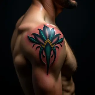 Inner Bicep Cover Up: Ornamental Tattoos for Men