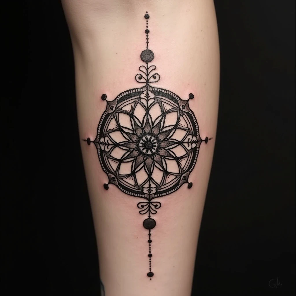 Inner Bicep Tattoo Ideas: A Geometric Guide