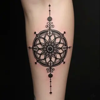 Inner Bicep Tattoo Ideas: A Geometric Guide