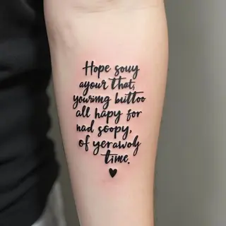 Inspirational Quotes Tattoo Ideas: Finding Meaning in Ink