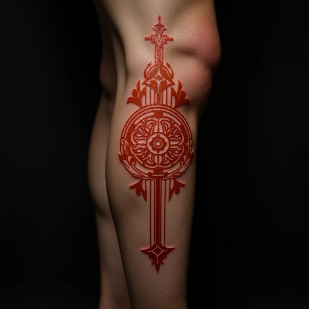 Geometric Faith Tattoos for Women: Small & Inspiring Designs