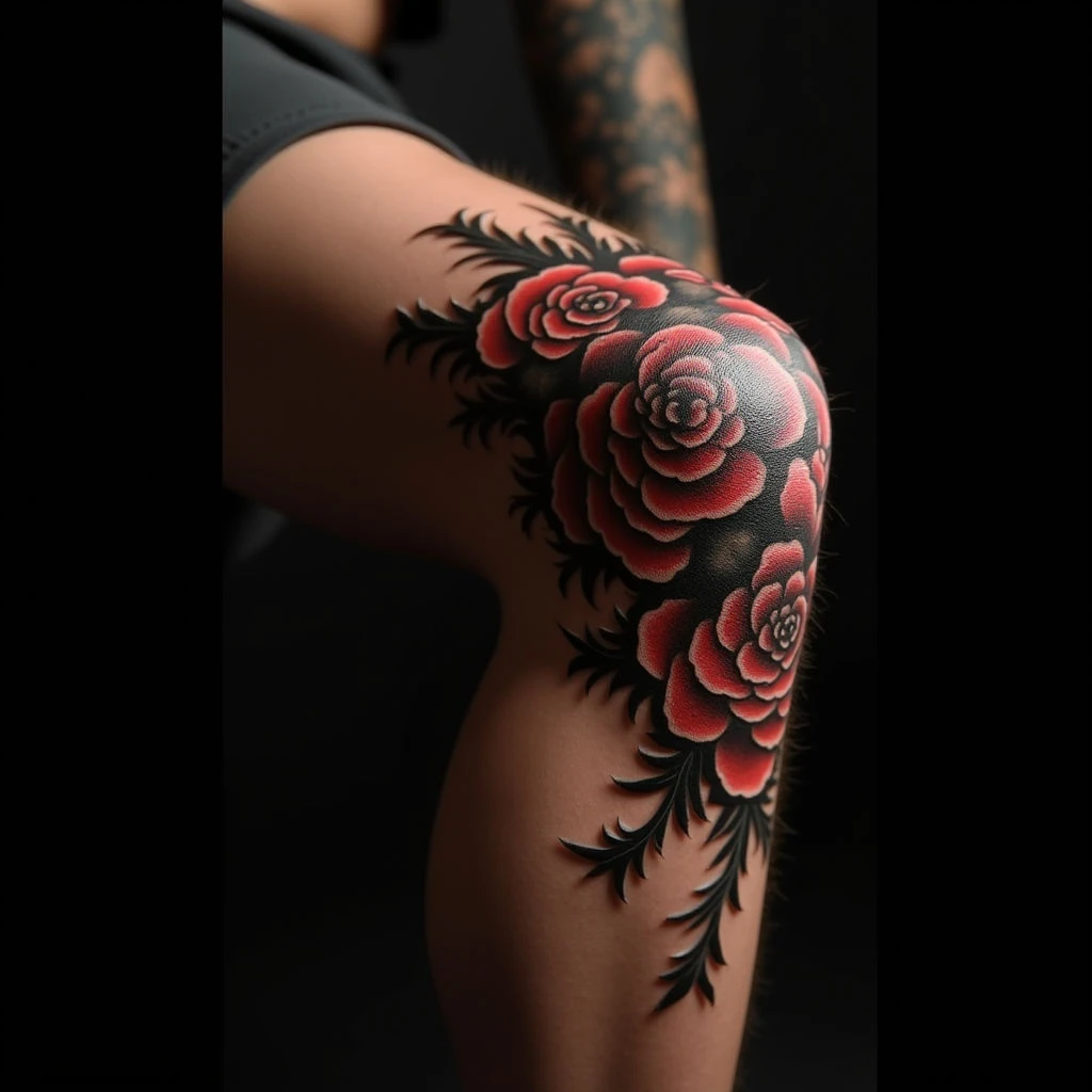 Powerful Irezumi Knee Tattoos for Men | Old School Style