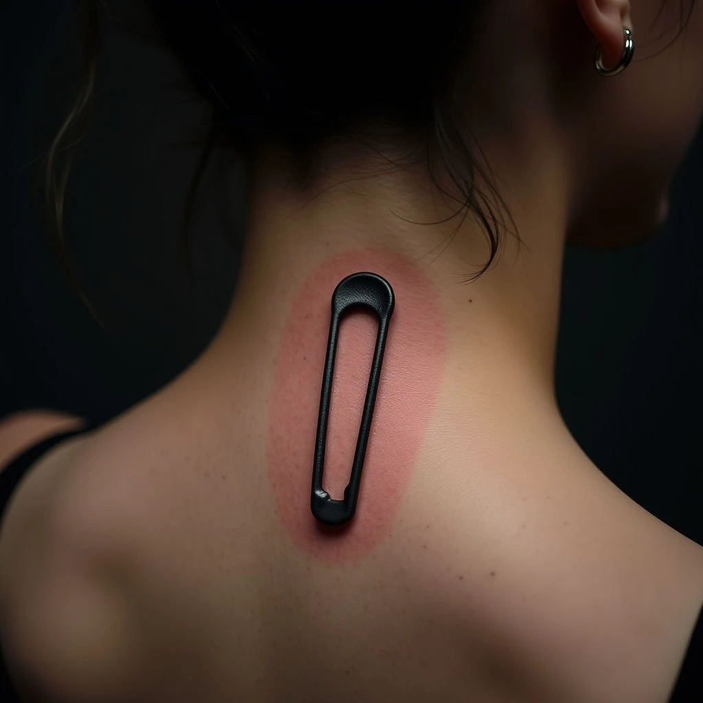 Small Safety Pin Tattoo: A Symbol of Mental Health Awareness