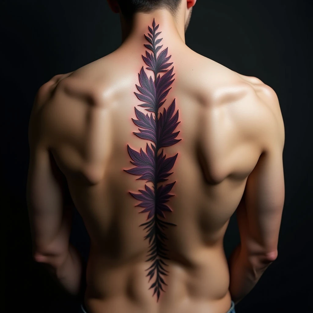 Japanese Family Tattoos for Men: Powerful Spine Designs