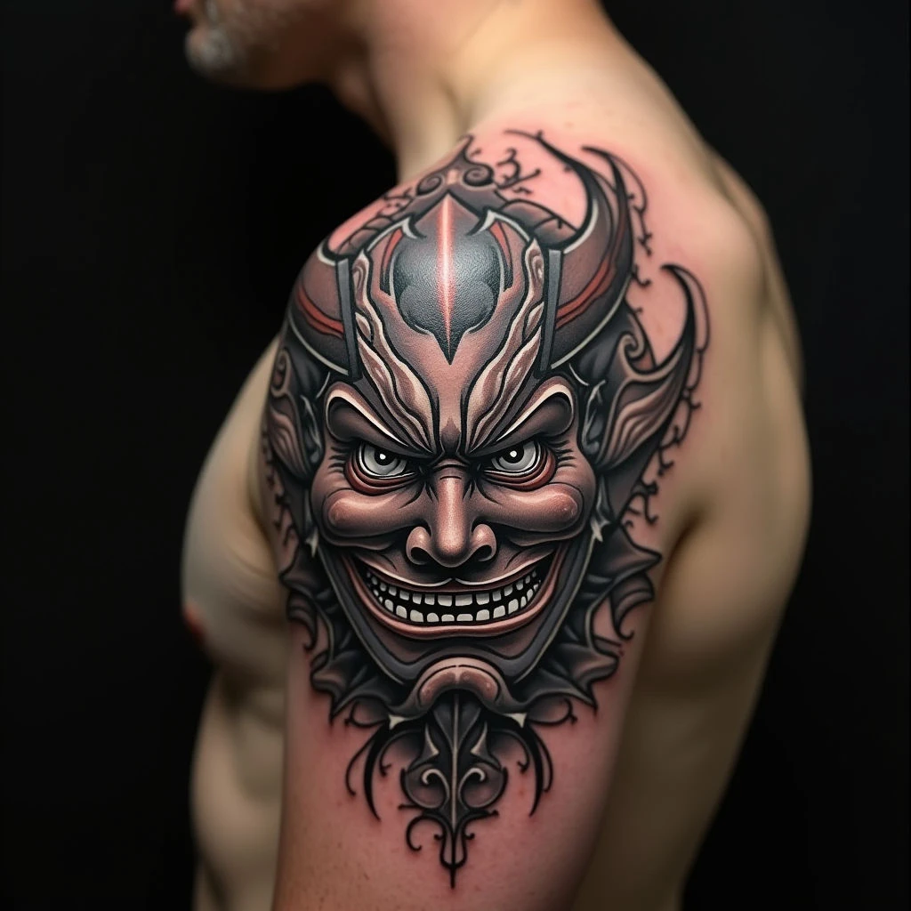 Japanese Hannya Mask Tattoo Designs: Meaning & Inspiration