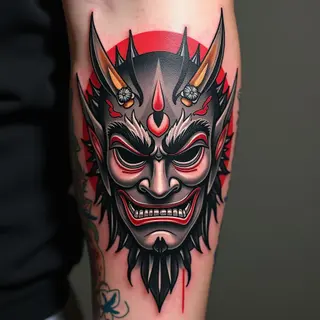 Unveiling the Meanings Behind Japanese Mask Tattoos