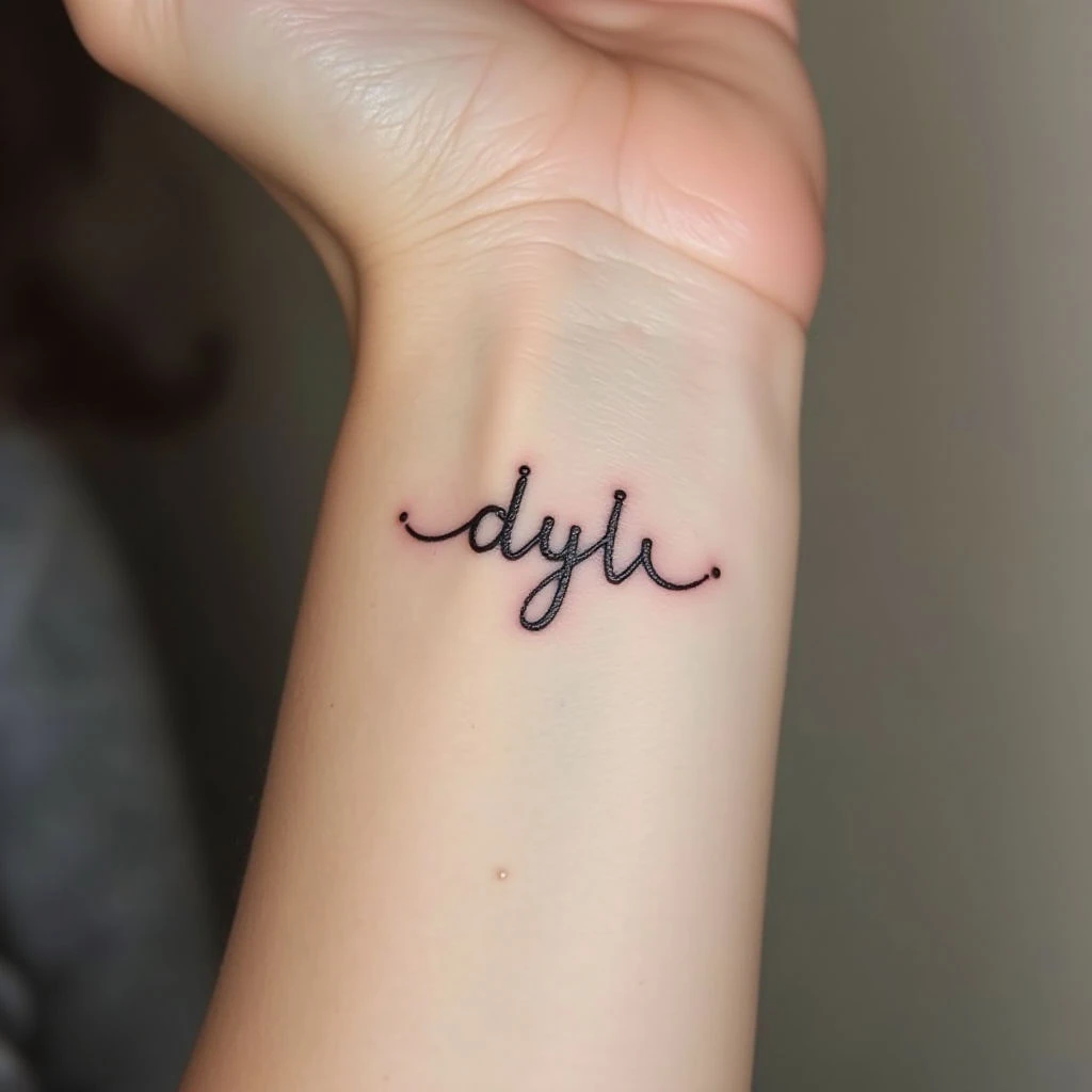 Kid Name Tattoo Ideas for Moms: Tiny Treasures & Meaningful Ink