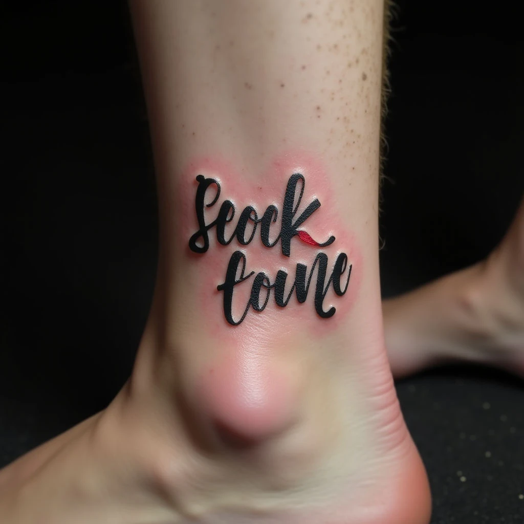 Motivational Quote Ankle Tattoos: Small & Inspiring Designs