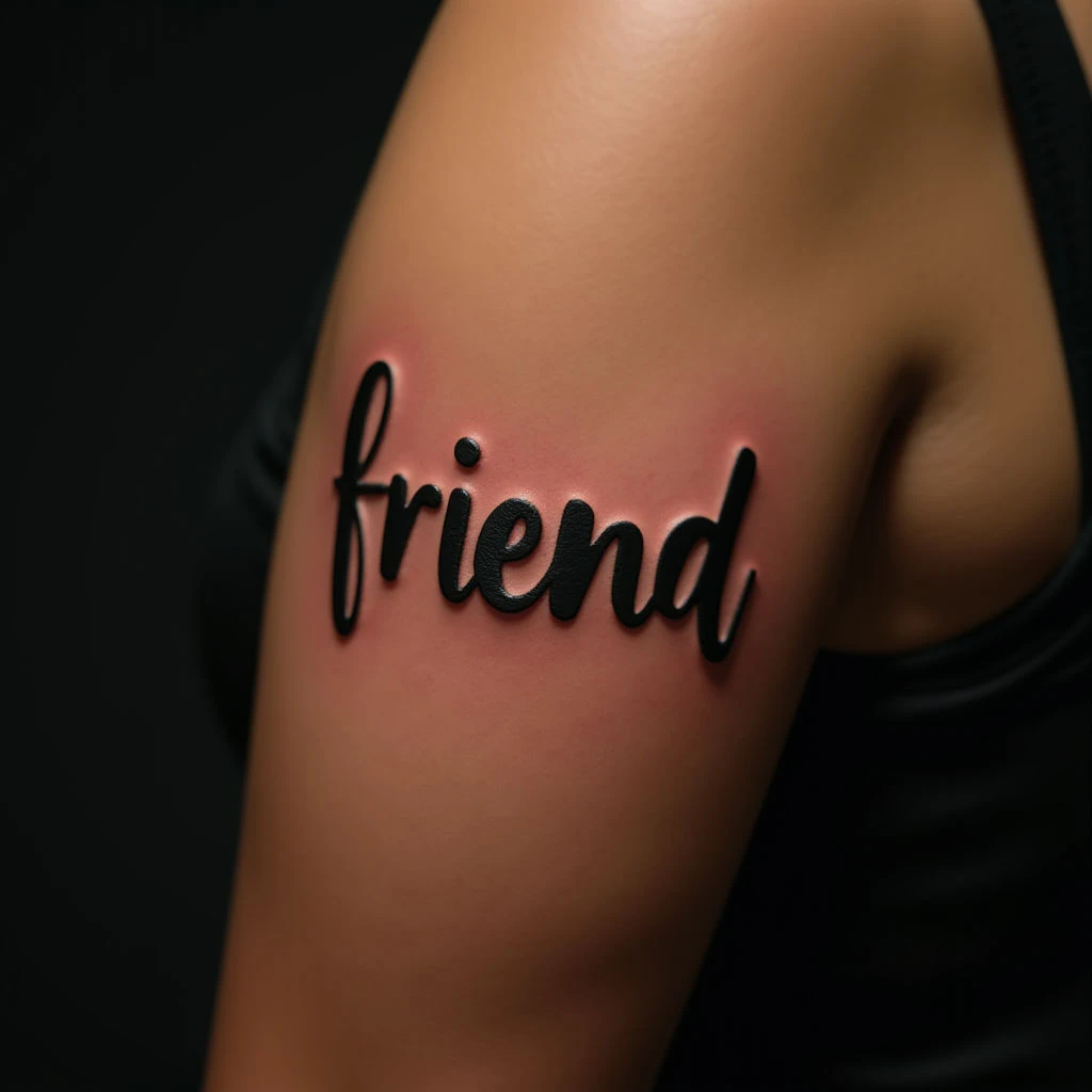 XXL Abstract Copper Name Tattoos for Arms: Unique & Bold Designs