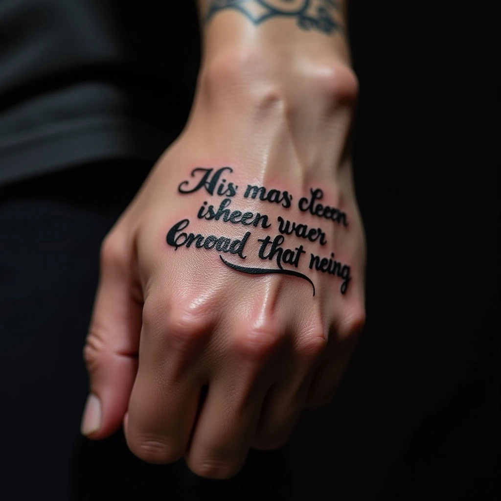 Bible Verse Sleeve Tattoos: Calligraphy & Inspiration