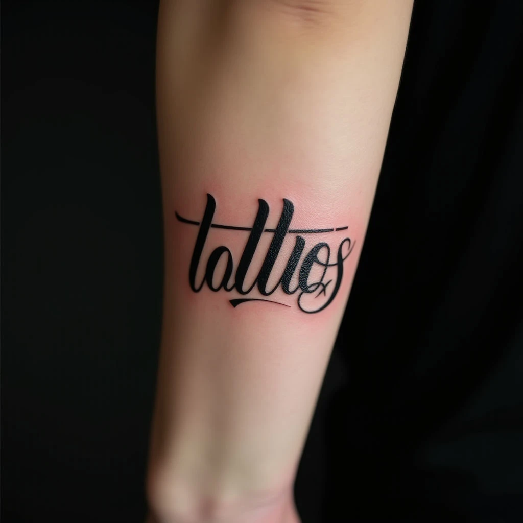 Simple Quote Tattoos: Biomechanical Arm Designs in Pastel Colors