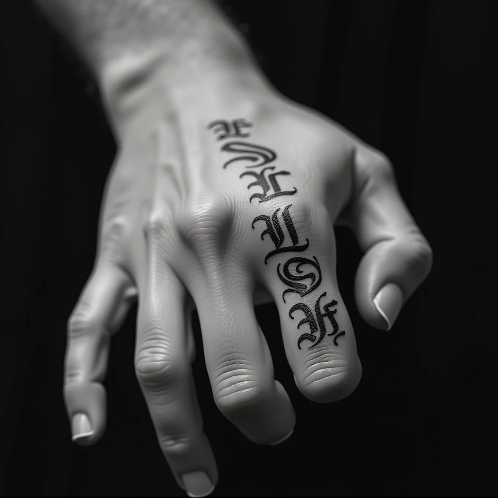 Meaningful Quote Finger Tattoos for Women