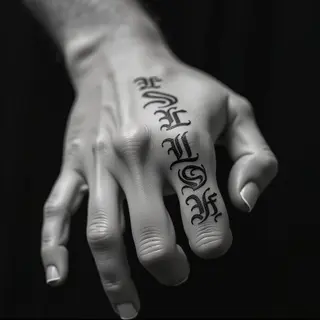 Meaningful Quote Finger Tattoos for Women