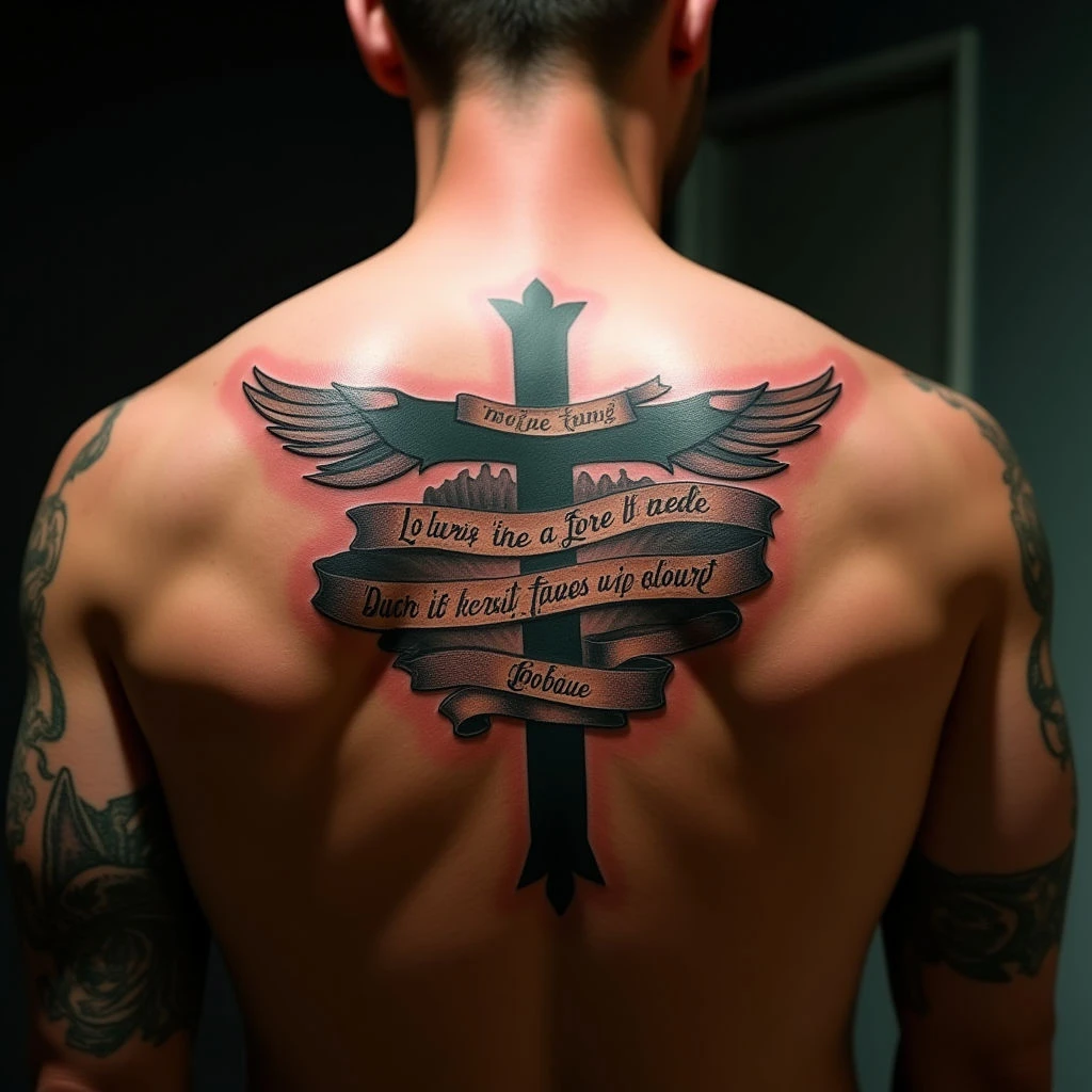 Christian Words for Tattoos: Meaningful Lettering Designs