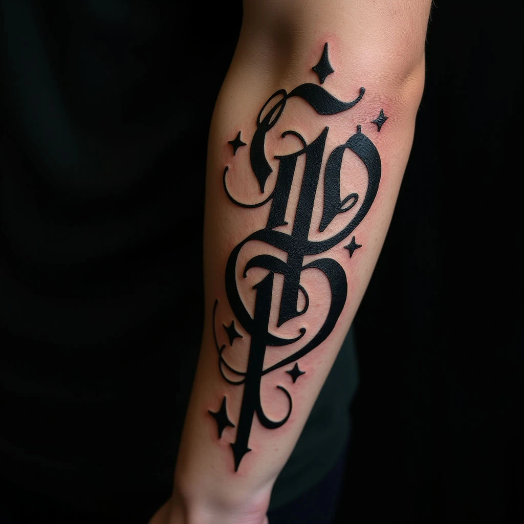 Gothic Handwriting Tattoos on Your Arm: Styles & Inspiration