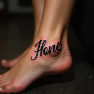 Delicate Name Tattoos for Your Foot: Simple & Illustrative Designs