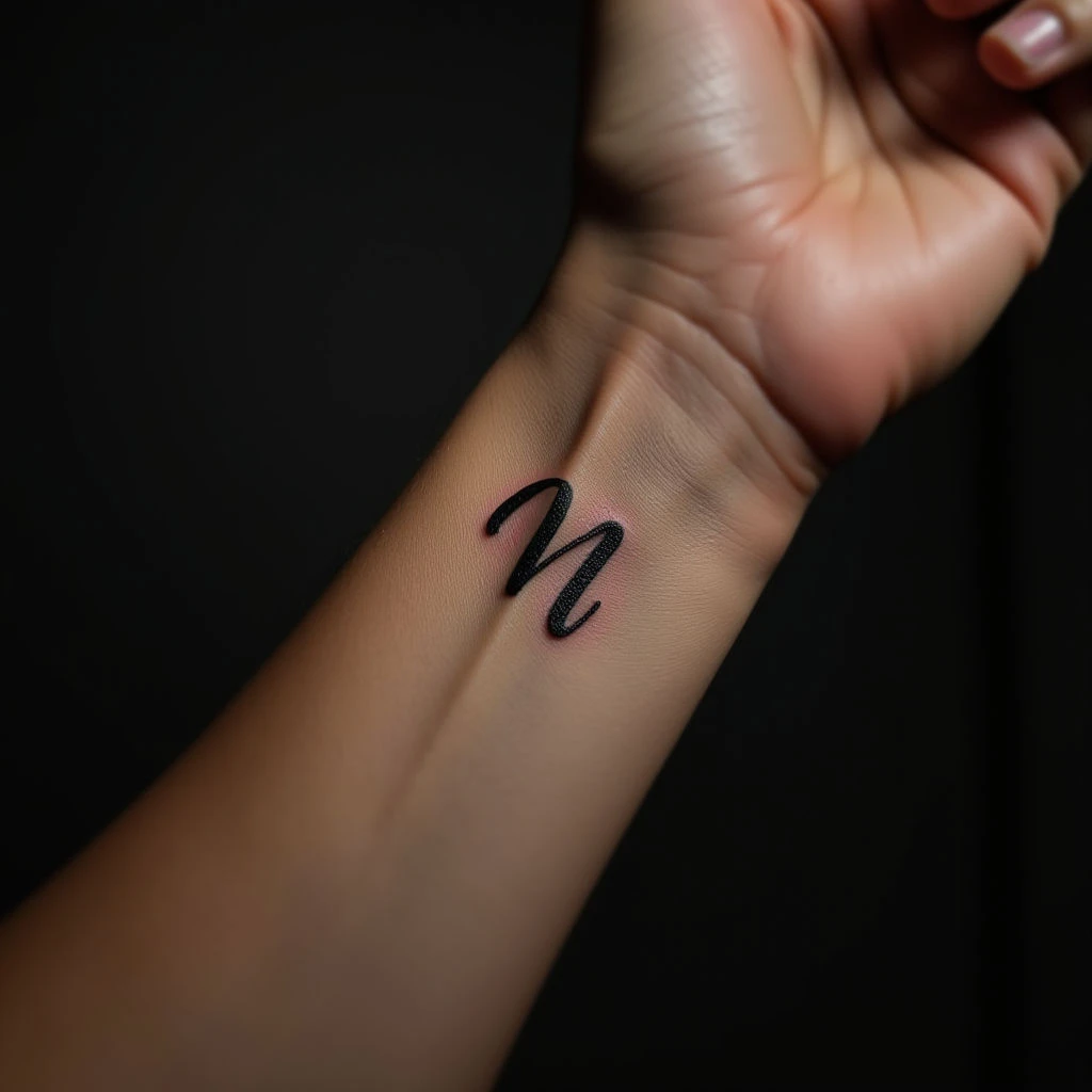Small Initial Tattoos for Men: Stylish Wrist Designs