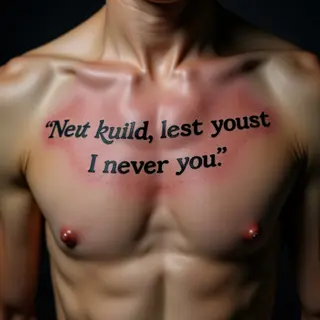 Powerful Sayings for a Meaningful Sternum Tattoo