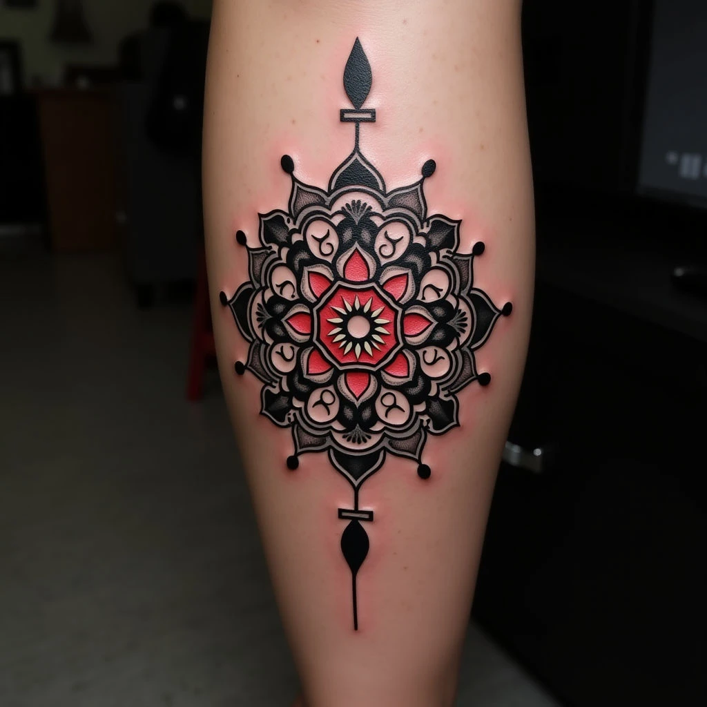 Powerful Lyrics Tattoo Designs for Your Leg