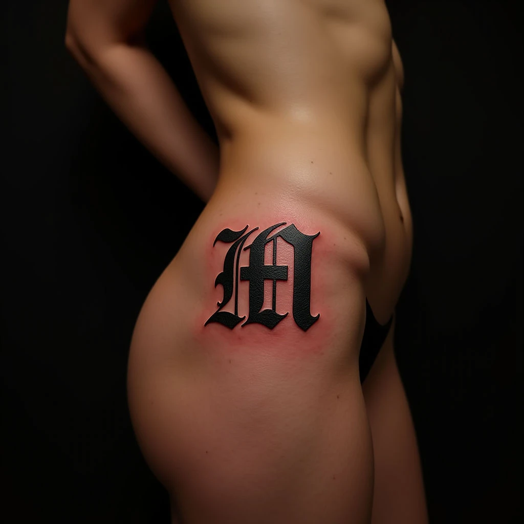 Elegant Name Tattoos on Your Hip: Abstract Designs & Inspiration