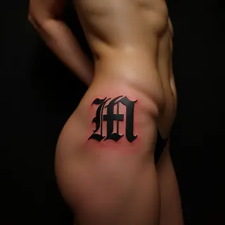 Elegant Name Tattoos on Your Hip: Abstract Designs & Inspiration