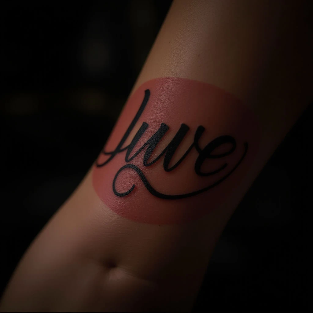 Elegant Oriental Name Tattoos for Women on the Face