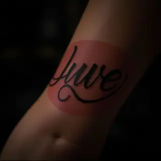 Elegant Oriental Name Tattoos for Women on the Face