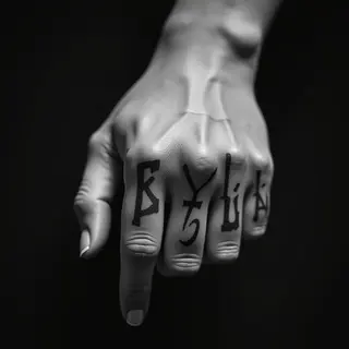 Tiny Name Tattoos: Delicate Finger Lettering Ideas