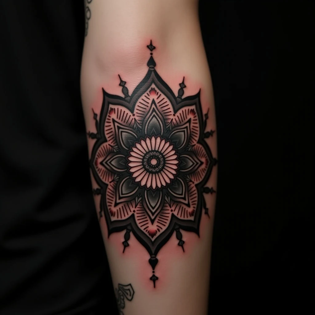 Names in Mandala Tattoos: A Beautiful Fusion