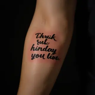 Meaningful Quote Tattoos on Your Hand: Inspiring Designs