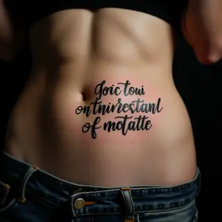 Powerful Inspirational Quotes for Men's Ribcage Tattoos