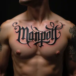 Beautiful Words for a Sternum Tattoo: Meaningful Lettering Ideas