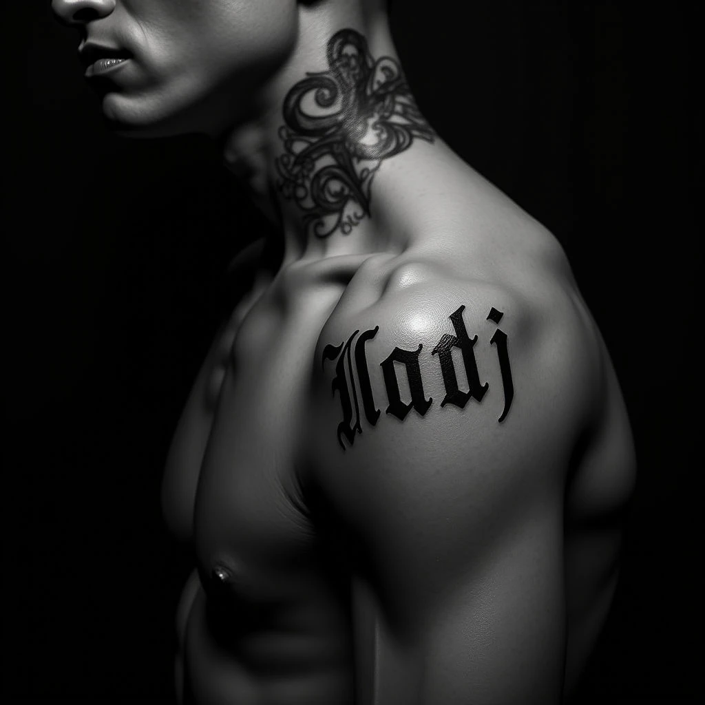 Surreal Word Tattoos for Guys: Forearm Inspiration