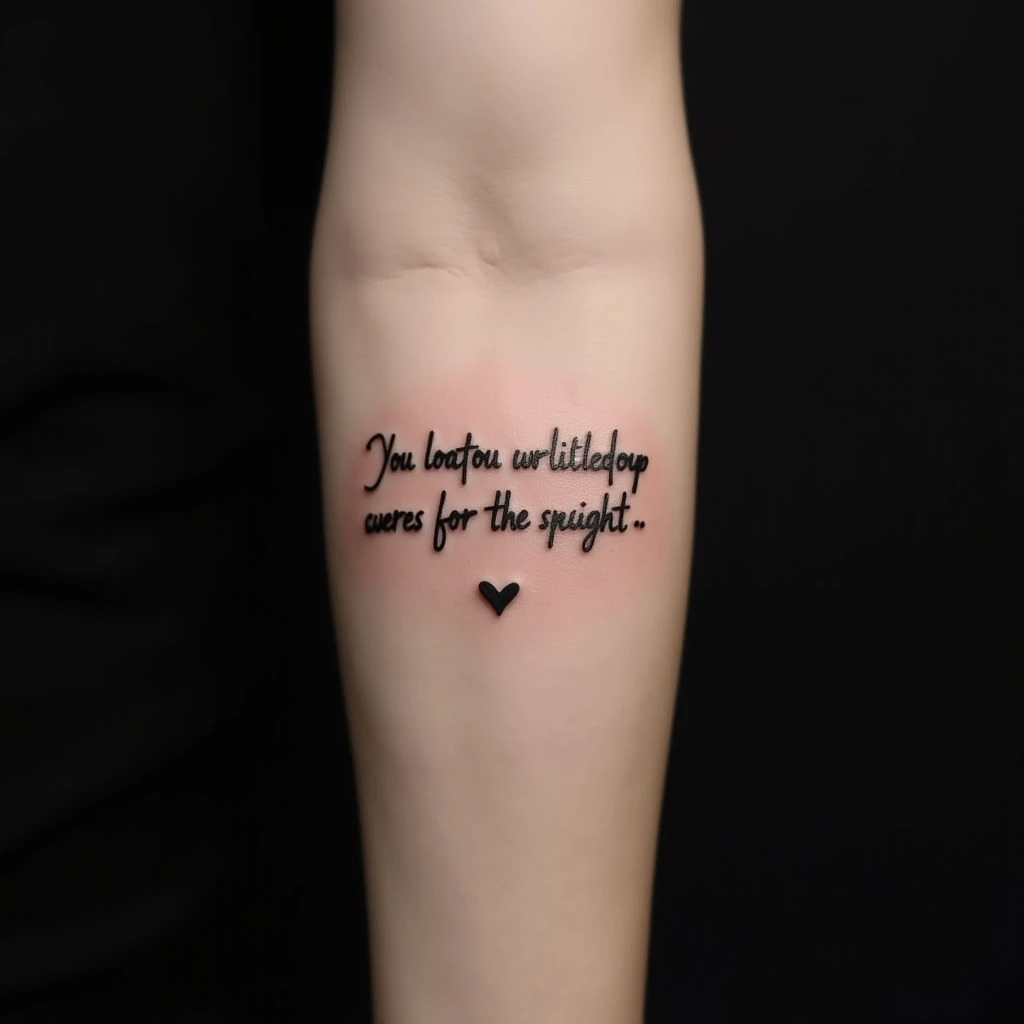 Inspiring Tattoo Sayings for Women on Your Arm
