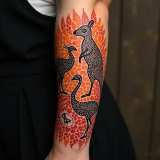 Lower Arm Sleeve Tattoo Ideas: Dreamtime Stories & Sacred Symbols