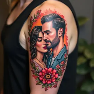 Honoring Family: Tattoo Ideas for Men Featuring Mom, Dad, and Child