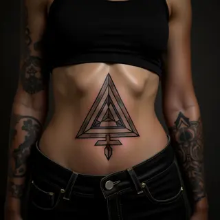 Geometric tattoo