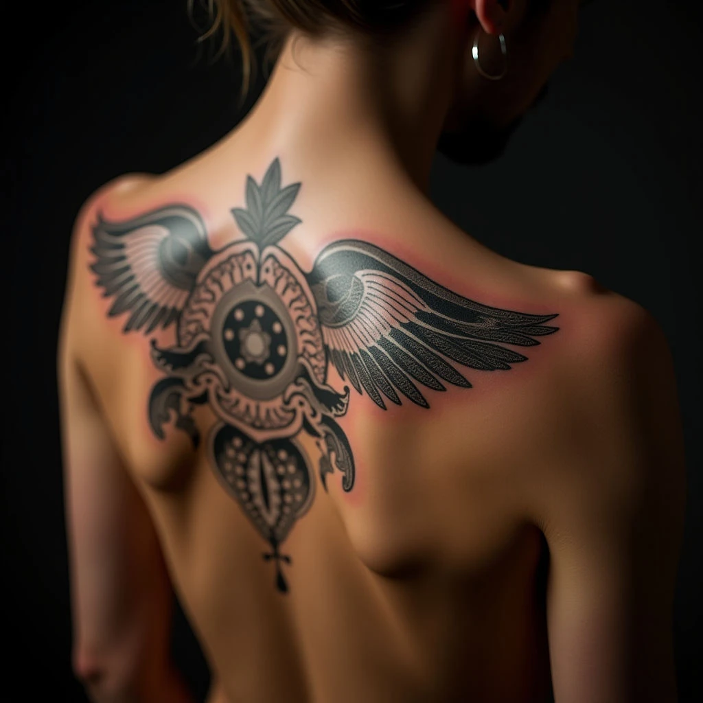 Japanese Style Tattoo with Kids' Names – A Loving Memorial