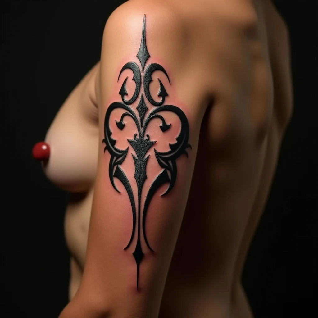 Tribal Orange Tattoo Ideas for a Beloved Sister
